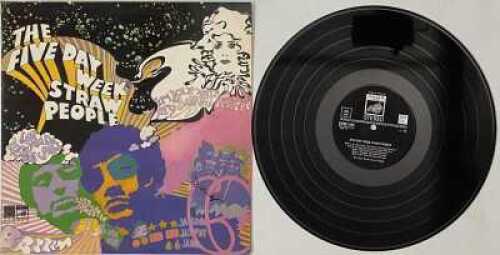 THE FIVE DAY WEEK STRAW PEOPLE LP (UK ORIGINAL - SAGA - STFID 2123)