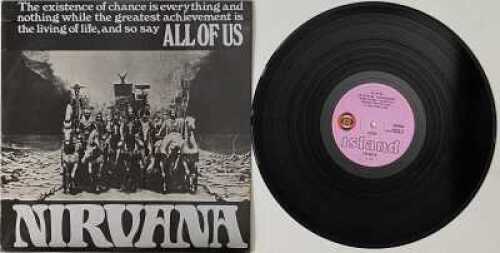 NIRVANA - ALL OF US LP (UK ORIGINAL - PINK ISLAND - ILPS 9087)