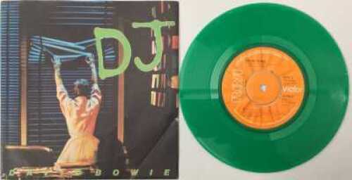 DAVID BOWIE - DJ/ REPETITION 7" (UK GREEN VINYL - RCA - BOW 3)