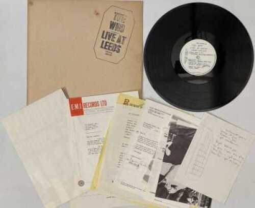 THE WHO - LIVE AT LEEDS LP (COMPLETE 1ST UK BLACK TEXT PRESSING - TRACK 2406 001)