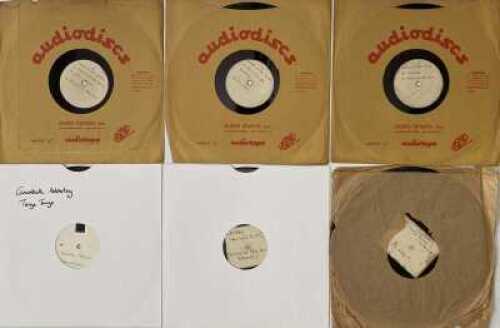 BROWNIE MCGHEE/CHAMPION JACK DUPREE/CANNONBALL ADDERLEY - ORIGINAL 10" ACETATE RECORDINGS