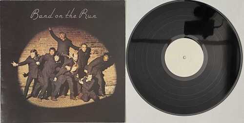 PAUL MCCARTNEY & WINGS - BAND ON THE RUN LP (ORIGINAL UK WHITE LABEL TEST PRESSING - PAS 10007)