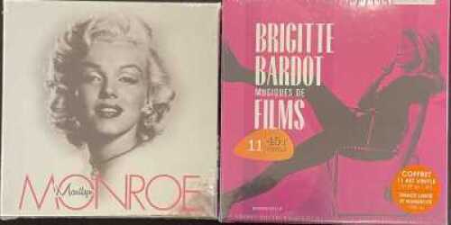 BRIGITTE BARDOT/MARILYN MONROE - 7" BOX SETS