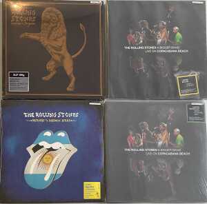 THE ROLLING STONES - CONTEMPORARY RELEASE LPs PLUS CD BOX SETS