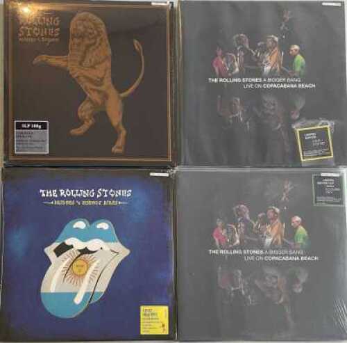 THE ROLLING STONES - CONTEMPORARY RELEASE LPs PLUS CD BOX SETS