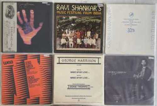 GEORGE HARRISON - LP/12" COLLECTION (INCLUDING PROMOS)