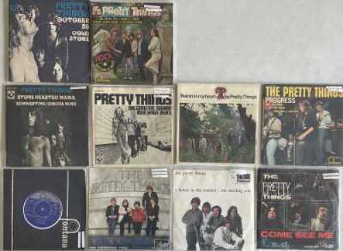 THE PRETTY THINGS - PICTURE SLEEVE 7"/EP COLLECTION