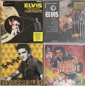 ELVIS PRESLEY - LP COLLECTION (LARGELY CONTEMPORARY RELEASES)