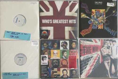 THE WHO - CONTEMPORARY PRESSING LPs PLUS CLASSIC RECORDS TEST PRESSING 12"