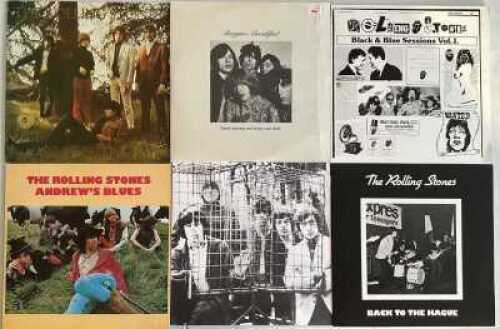 26 ROLLING STONES & RELATED LIVE RECORDING LPs