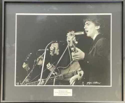 THE BEATLES - JURGEN VOLLMER SIGNED LIMITED EDITION PHOTOGRAPH.