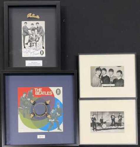 THE BEATLES - COLLECTION OF ORIGINAL JEWELLERY AND POSTCARDS.