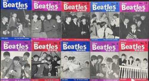 THE BEATLES - BEATLES MONTHLY MAGAZINE ISSUES 1-10.