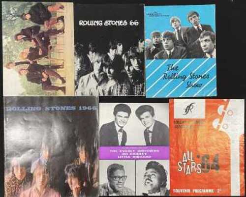 THE ROLLING STONES - 1960S PROGRAMME COLLECTION.