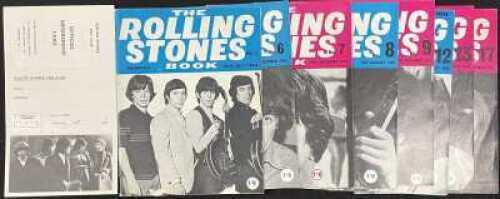 THE ROLLING STONES - FAN CLUB MEMBERSHIP / STONES MONTHLY MAGS.