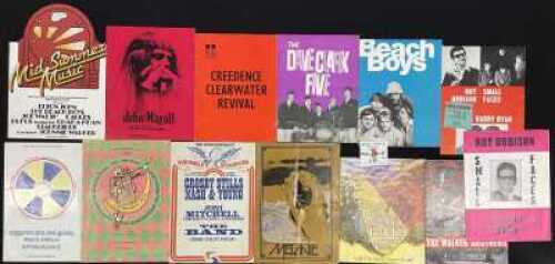 1960S/70S PROGRAMMES AND TICKET STUB INC SMALL FACES.