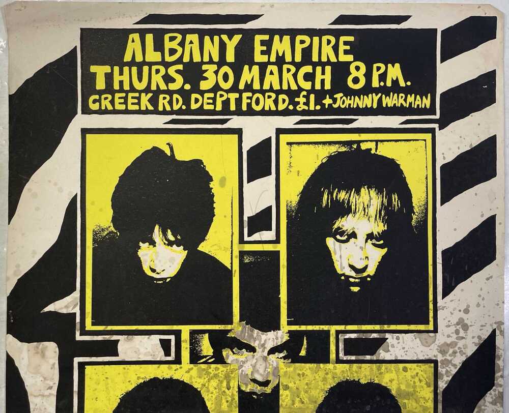 PUNK - ORIGINAL AND RARE CHELSEA POSTER, DEPTFORD ALBANY, 1978,