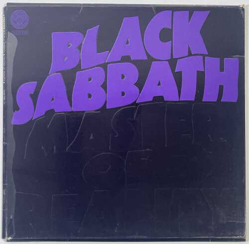 BLACK SABBATH - MASTER OF REALITY LP - 1ST UK VERTIGO 1971 - EMBOSSED SLEEVE & POSTER