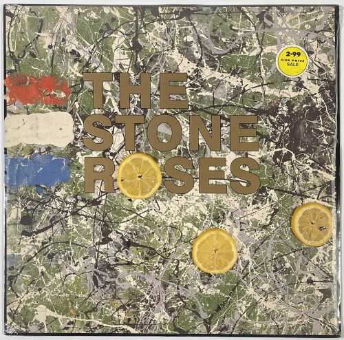 THE STONE ROSES - SELF TITLED DEBUT LP WITH V.RARE STRIPES OVER BORDER ON SLEEVE - SEALED!