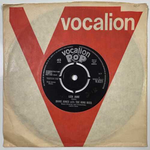 DAVIE JONES WITH THE KING BEES - LIZA JANE - ORIGINAL UK VOCALION PROMO (V 9221)