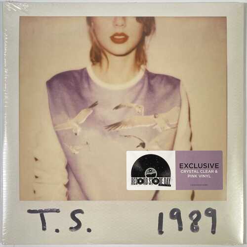 TAYLOR SWIFT - 1989 - RSD CRYSTAL CLEAR & PINK VINYL - EU PRESSING - SEALED!