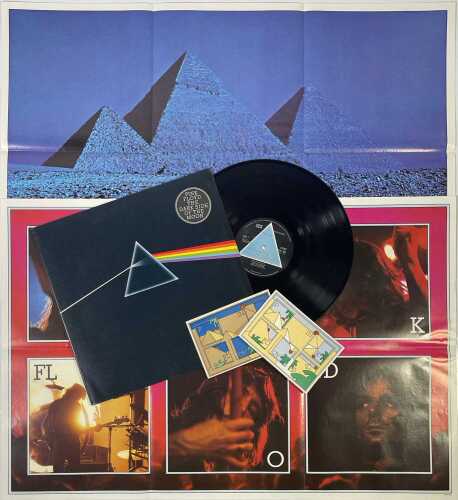 PINK FLOYD - THE DARK SIDE OF THE MOON LP (ORIGINAL UK 'SOLD BLUE' COPY - SHVL 804)