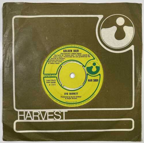 SYD BARRETT - OCTOPUS C/W GOLDEN HAIR 7" (ORIGINAL UK COPY - HARVEST HAR 5009).