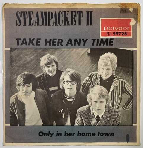STEAMPACKET II - TAKE HER ANY TIME - SWEDISH POLYDOR PICTURE SLEEVE SINGLE