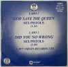 SEX PISTOLS - GOD SAVE THE QUEEN - RARE BRAZILIAN 7" SINGLE WITH P/S - 2