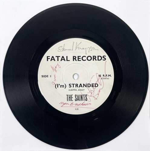 'THE SAINTS - (I'M) STRANDED' FIRST RELEASE ON FATAL RECORDS - SIGNED!