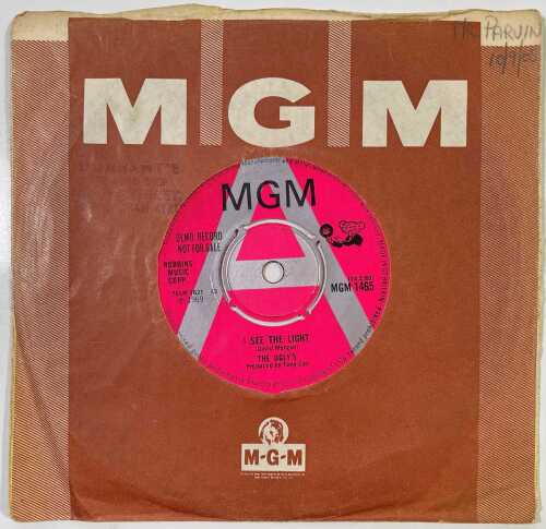 THE UGLY'S - I SEE THE LIGHT C/W MARY CILENTO - UK DEMO ON MGM (1465)