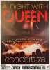 QUEEN - ORIGINAL 1978 ZURICH CONCERT POSTER.