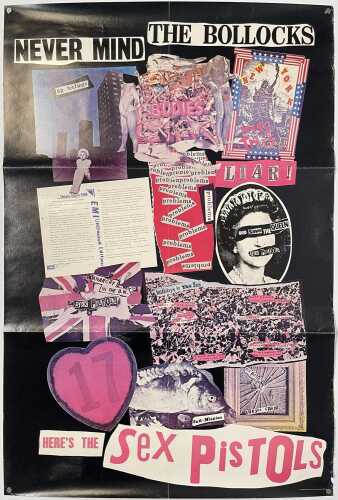 SEX PISTOLS - NMTB INSERT POSTER.
