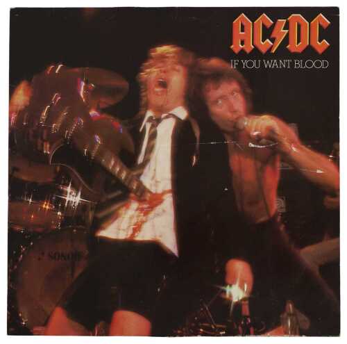 AC/DC - IF YOU WANT BLOOD YOU'VE GOT IT LP (DUTCH SPLATTER VINYL - ATLANTIC ATL 50.532)