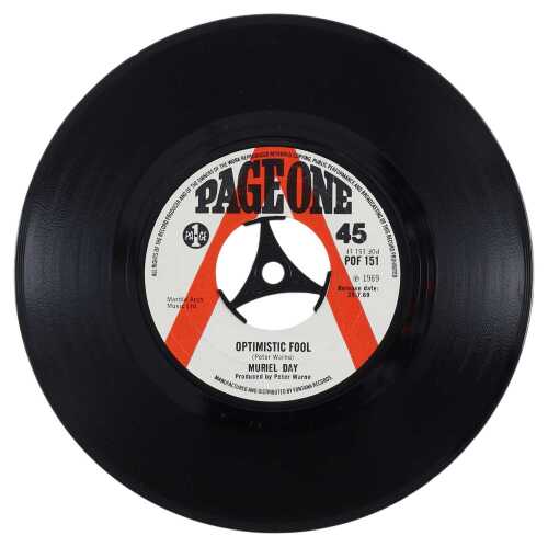 MURIEL DAY - OPTIMISTIC FOOL 7" (PROMO - POF 151)