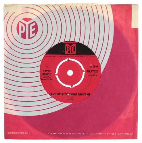 DAVID BOWIE - CAN'T HELP THINKING ABOUT ME 7" (7N.17020 - UK ORIGINAL)
