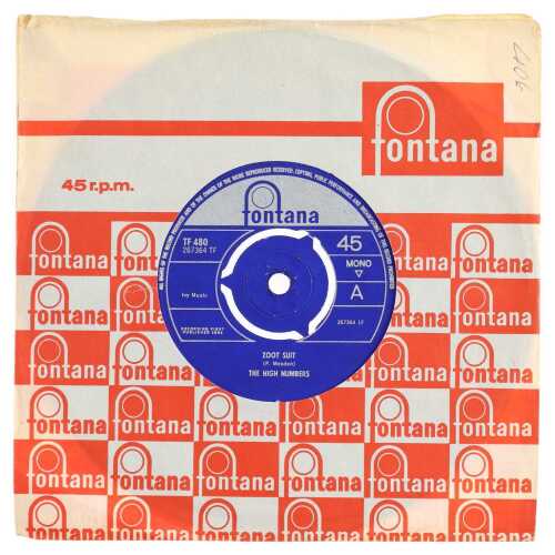 THE HIGH NUMBERS - ZOOT SUIT 7" (TF 480 - UK ORIGINAL PRESSING)