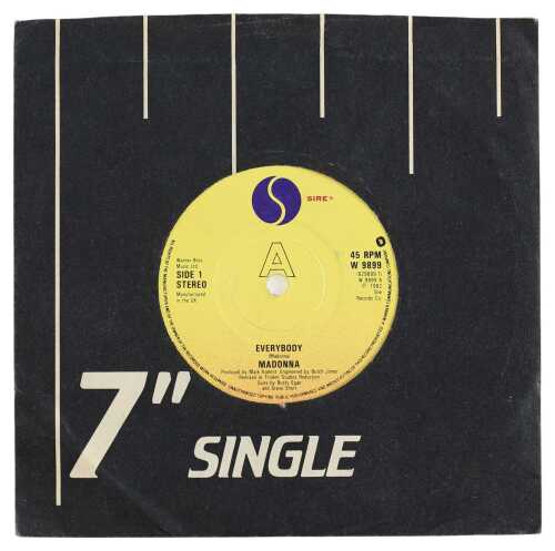 MADONNA - EVERYBODY 7" (W 9899 - UK ORIGINAL PROMO)