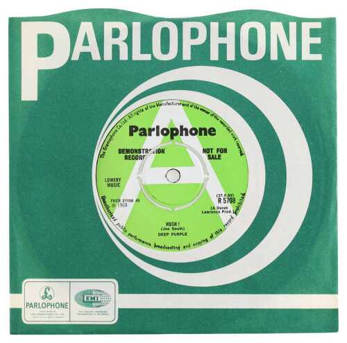 DEEP PURPLE - HUSH! 7" (ORIGINAL UK PROMO - PARLOPHONE R 5708)