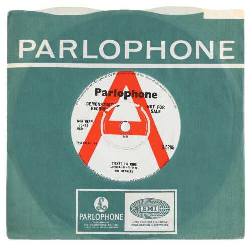 THE BEATLES - TICKET TO RIDE 7" - ORIGINAL UK DEMO (R 5265)
