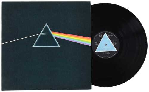 PINK FLOYD - THE DARK SIDE OF THE MOON LP (ORIGINAL UK 'SOLID BLUE' - SHVL 804 - ARCHIVE COPY)