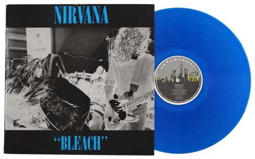 NIRVANA - BLEACH LP (DAMP 114 - AUSTRALIAN ORIGINAL - BLUE TEXT/VINYL)