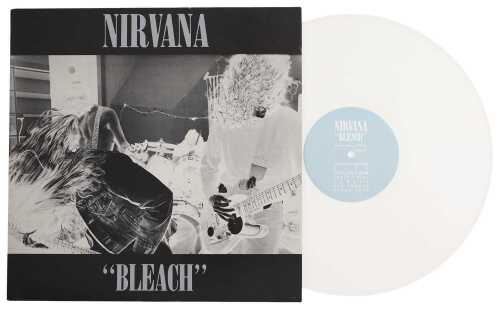 NIRVANA - BLEACH LP (TUPLP6 - UK WHITE VINYL ORIGINAL PRESSING)