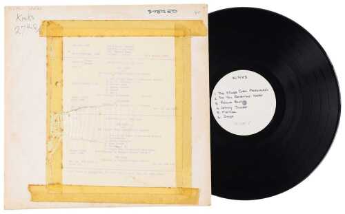 THE KINKS - THE VILLAGE GREEN PRESERVATION SOCIETY LP (TEST PRESSING - NSPL-18233)